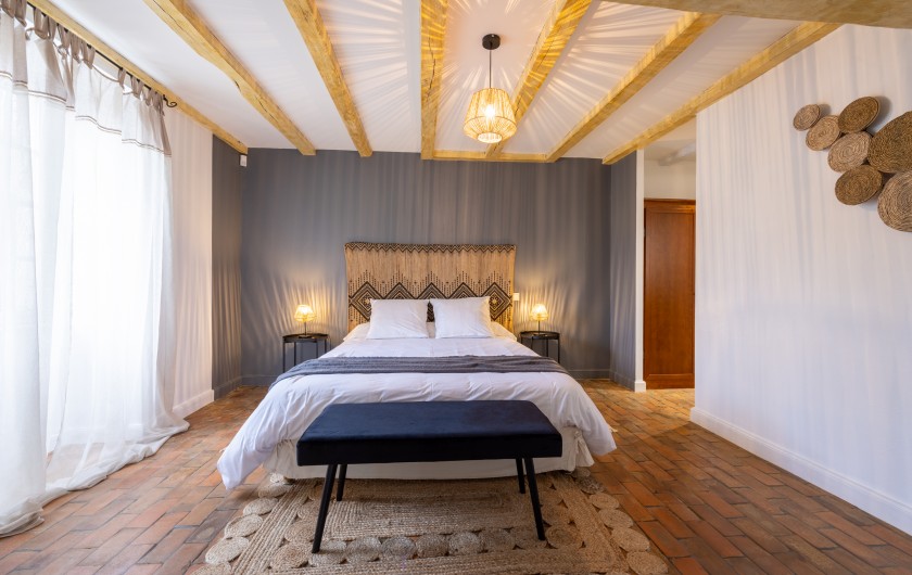 Location de vacances - Gîte à La Jaudonnière - Chambre 1 ( lit 160x200 )