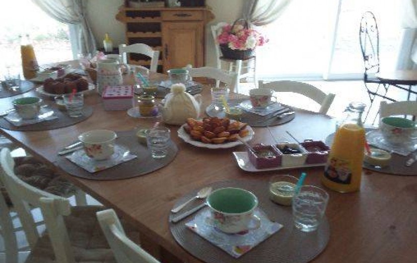 Location de vacances - Chambre d'hôtes à Anla - petit déjeuner