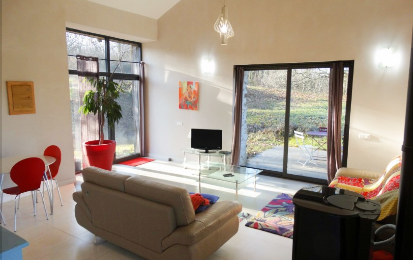 Location de vacances - Gîte à Bourrou - Salon lagrangette