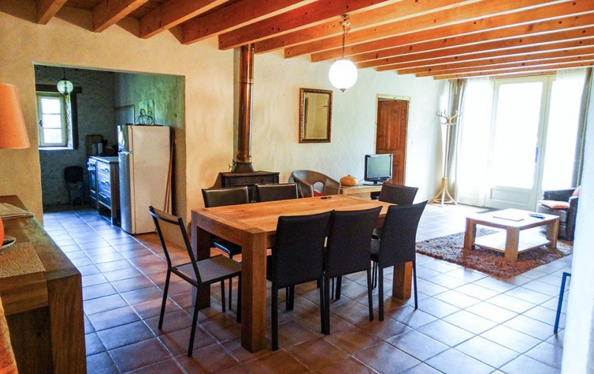 Location de vacances - Gîte à Bourrou - Salon gite theleme