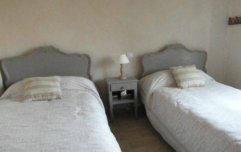 Location de vacances - Gîte à La Garnache - Chambre avec 2 lits de 90