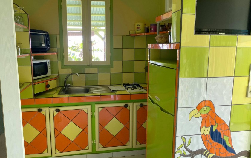 Location de vacances - Gîte à Sainte-Anne - cuisine gite bananier