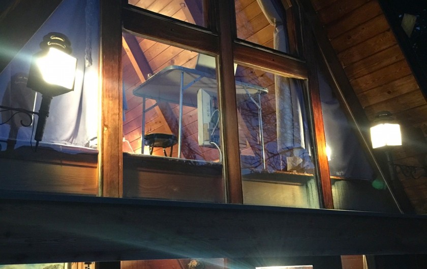 Location de vacances - Chalet à Allos - FAÇADE PANORAMIQUE  / OUEST