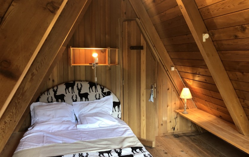 Location de vacances - Chalet à Allos - CHAMBRE PANORAMIQUE ETAGE