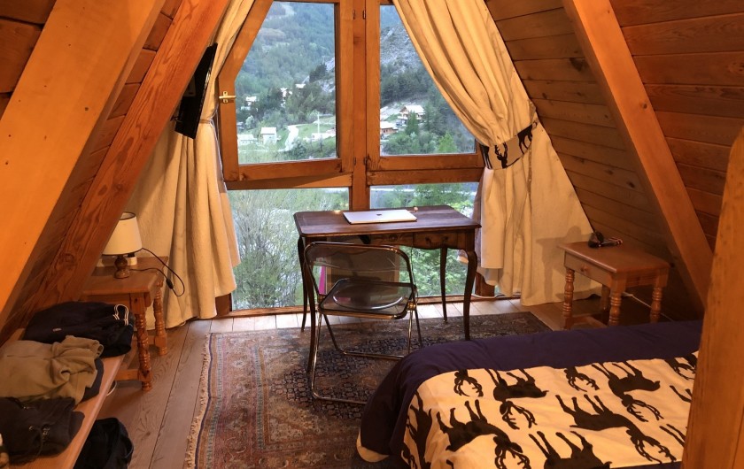 Location de vacances - Chalet à Allos - CHAMBRE PANORAMIQUE