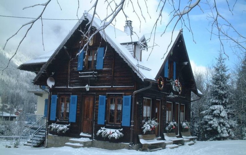 Location de vacances - Chalet à Chamonix-Mont-Blanc - Façade Ouest-Sud