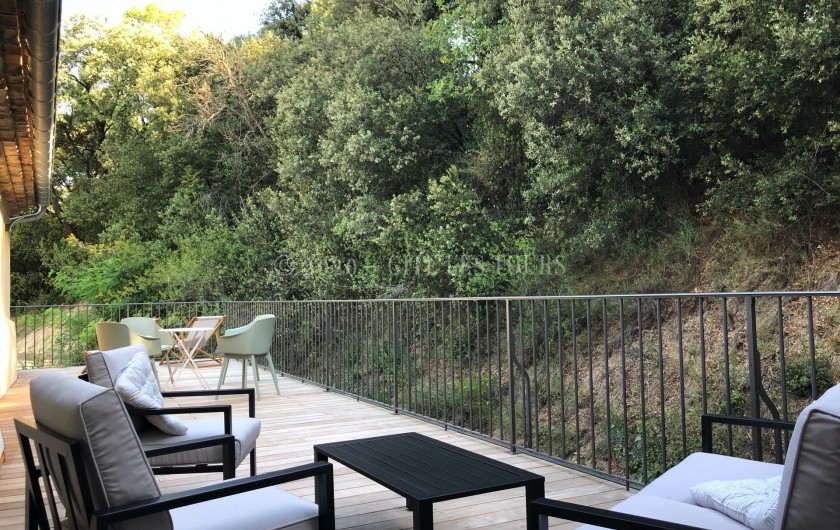 Location de vacances - Gîte à Sarrians - Terrasse 1er