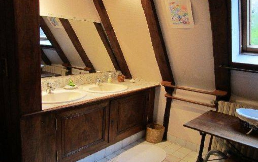 Location de vacances - Gîte à Montrichard - Salle d'eau , douche lavabos et WC