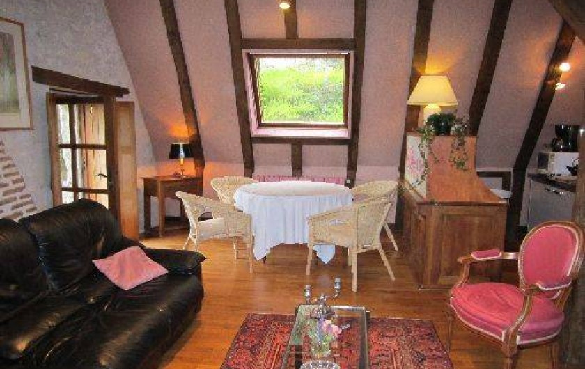 Location de vacances - Gîte à Montrichard - Grande salle ( salon , coin repas )