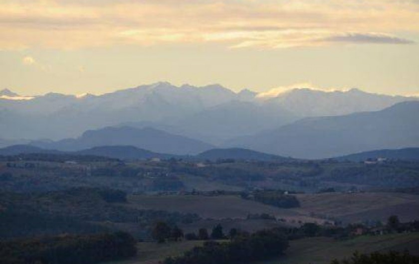 Location de vacances - Maison - Villa à Tournan - Un lever de soleil en novembre vu depuis la terrasse