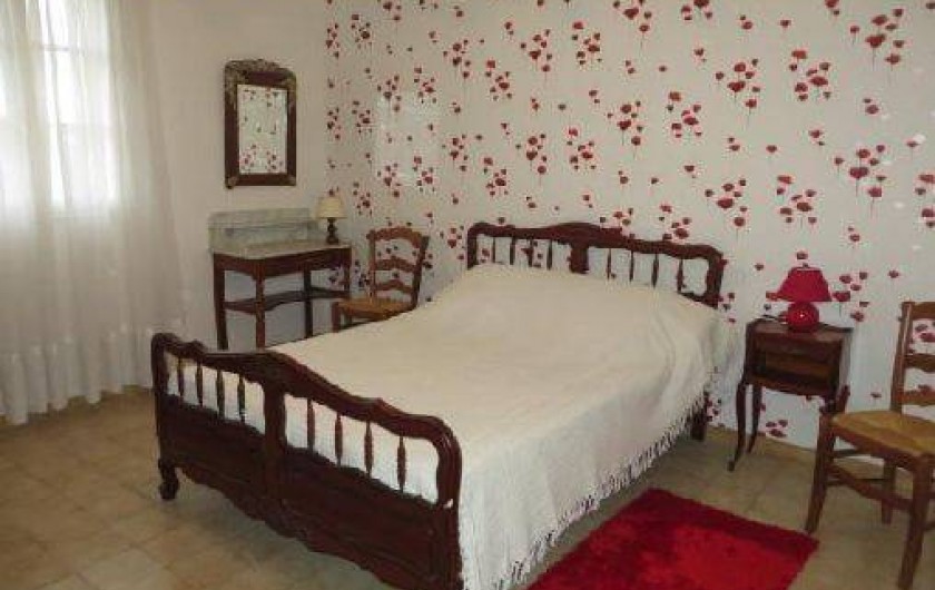 Location de vacances - Maison - Villa à Tournan - La chambre "Coquelicots"