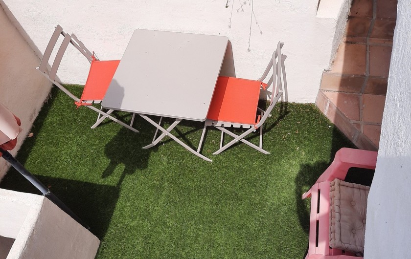 Location de vacances - Appartement à Montagnac - vue de la terrasse