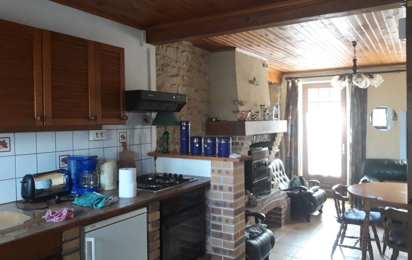 Location de vacances - Appartement à Sainte-Marie-du-Mont - Pièce principale