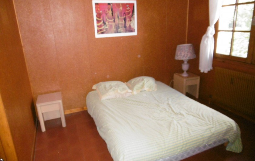 Location de vacances - Chalet à Alex - chambre 2 : 1 lit double de 140 cm