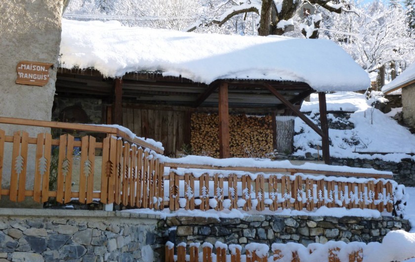 Location de vacances - Maison - Villa à Les Orres - Espace abrité en hiver