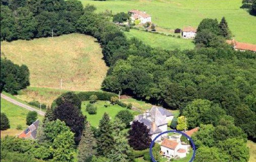 Location de vacances - Gîte à Aurillac - Vue d'avion du Gîte