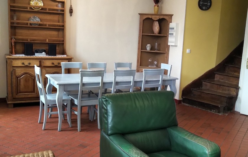 Location de vacances - Gîte à Sainte-Honorine-des-Pertes - Salon séjour du Gîte A