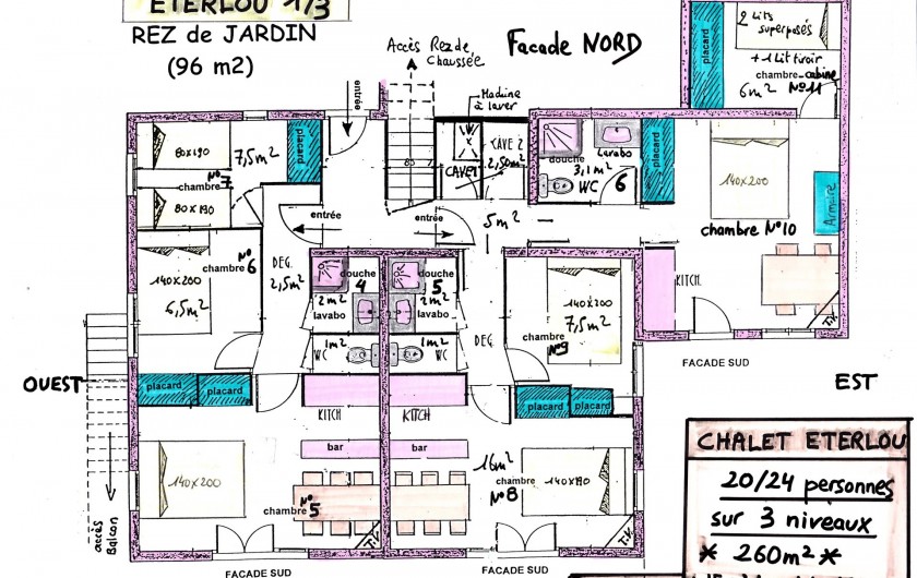 Location de vacances - Chalet à Champagny-en-Vanoise