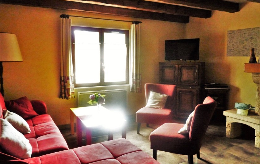 Location de vacances - Appartement à Ban-de-Laveline - coin salon moyen gîte