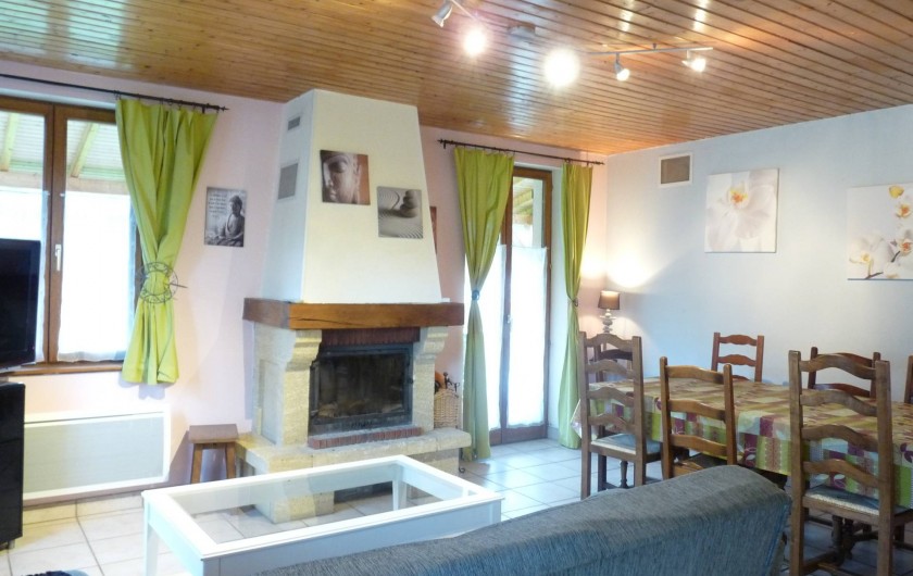 Location de vacances - Appartement à Ban-de-Laveline - salon grand gite