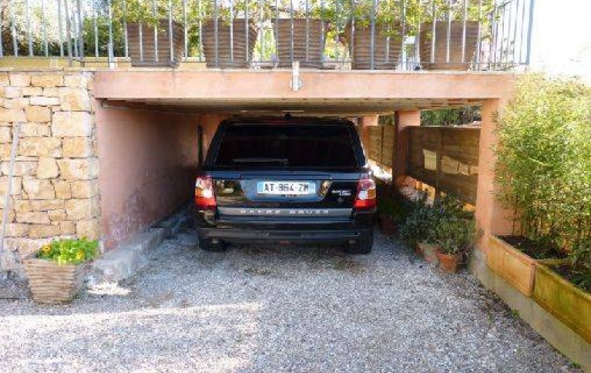 Location de vacances - Villa à Golfe-Juan - abris voitures