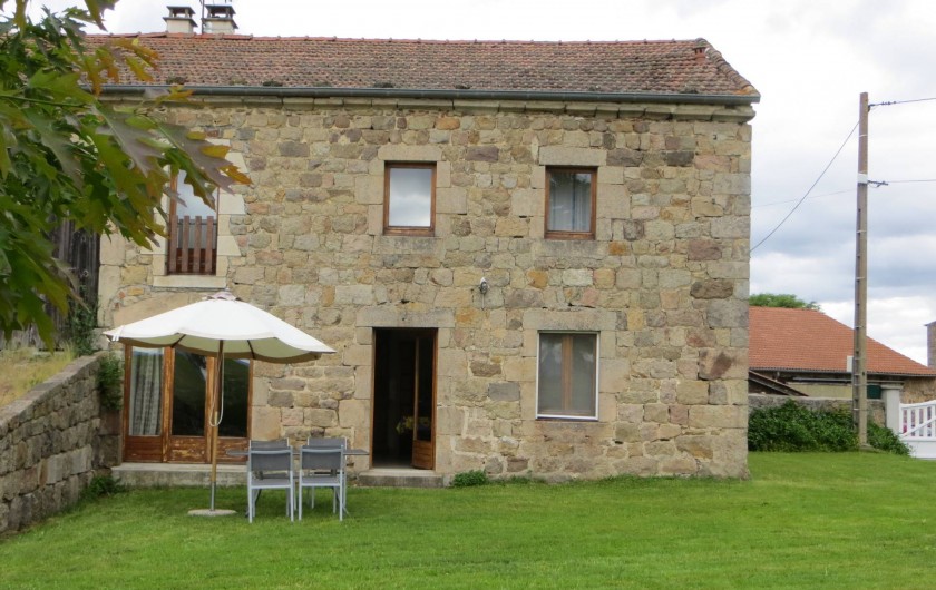 Location de vacances - Gîte à Raucoules - Façade sud du gîte