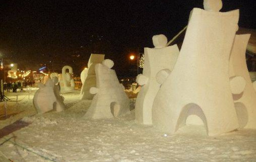 Location de vacances - Appartement à Valloire - SCULPTURES SUR GLACE