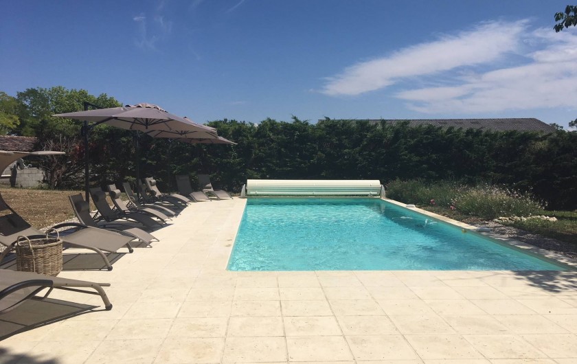 Location de vacances - Gîte à Lougratte - piscine à partager