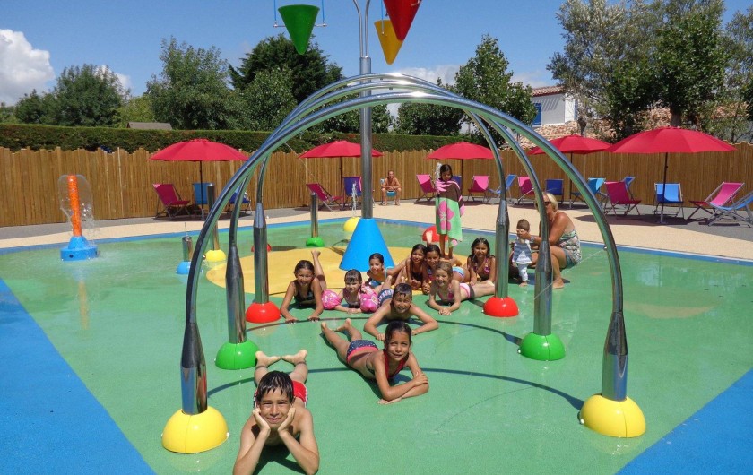 Location de vacances - Camping à Saint-Jean-de-Monts - Camping Plein Sud_Espace Aqua Ludique_Aire de jeux d'eau