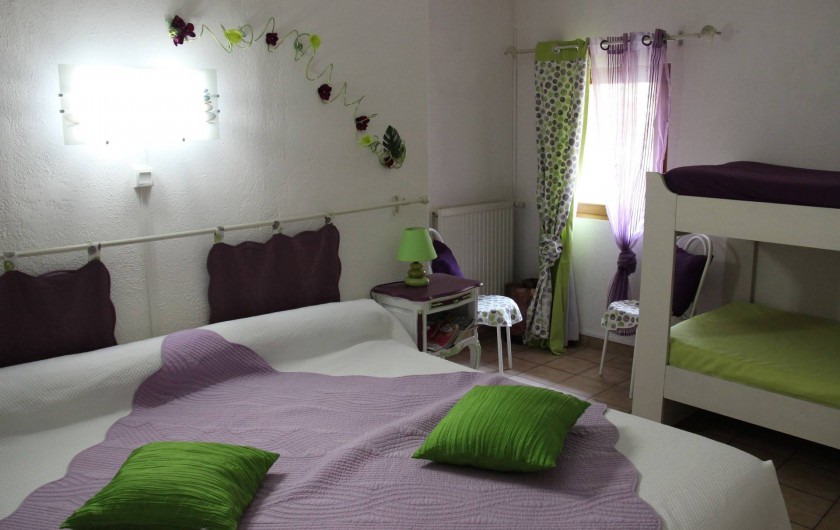 Location de vacances - Chambre d'hôtes à Étoile-sur-Rhône - chambre catleya