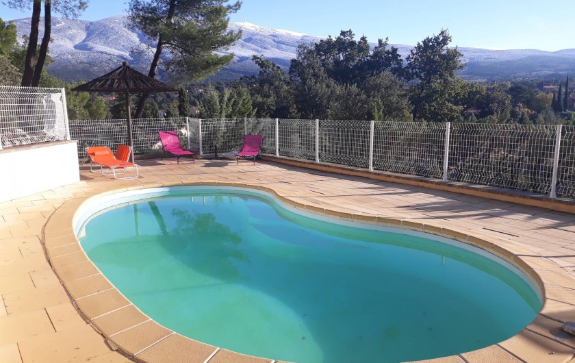 Location de vacances - Villa à Bédoin - Piscine