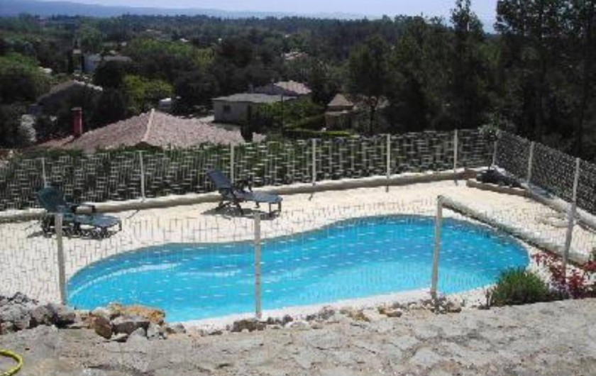 Location de vacances - Villa à Bédoin - Vue sur la plaine