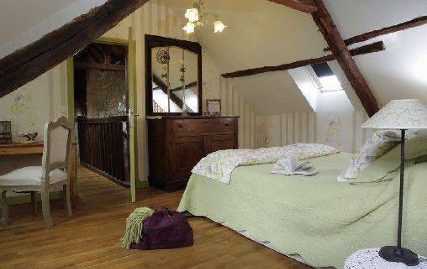 Location de vacances - Chambre d'hôtes à Marchais - chambre 2 pers et 2 enfants