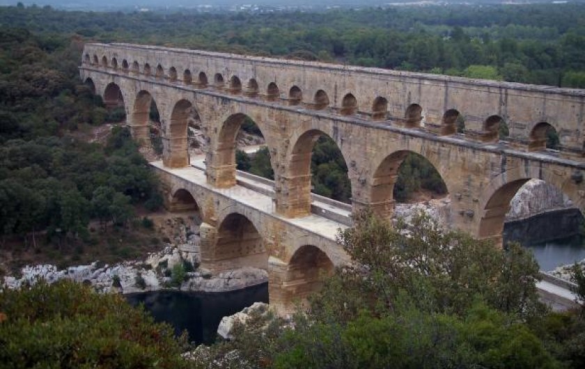Le magnifique Pont du Gard, chef d'oeuvre des Romains