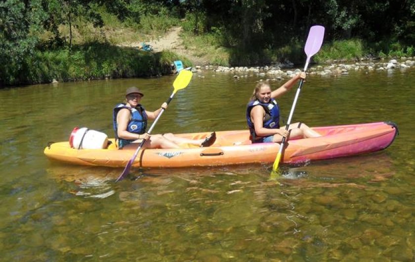 Location de vacances - Gîte à Tharaux - Canotage sur la Cèze