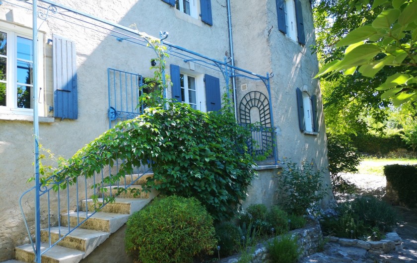 Location de vacances - Gîte à Tharaux - Entrée du gîte