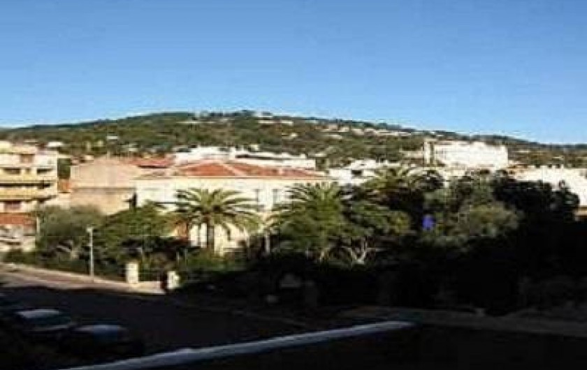 Location de vacances - Studio à Cannes - vue depuis la terrasse