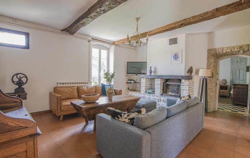 Location de vacances - Mas à Ners - cour intérieure