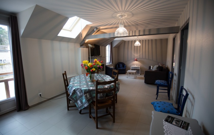 Location de vacances - Appartement à Noisy-sur-École - Salon - Salle à manger