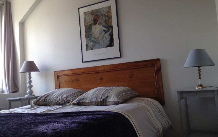 Location de vacances - Appartement à Noisy-sur-École - Chambre 1 lit 160x200