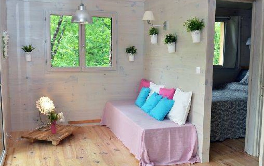 Location de vacances - Cabane dans les arbres à Cabanac-et-Villagrains