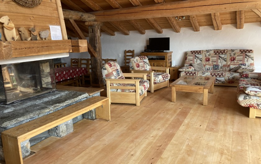 Location de vacances - Chalet à La Rosière - séjour haut