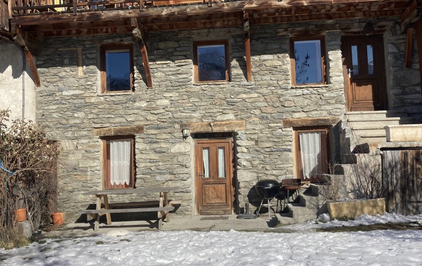 Location de vacances - Chalet à La Rosière - chalet hiver