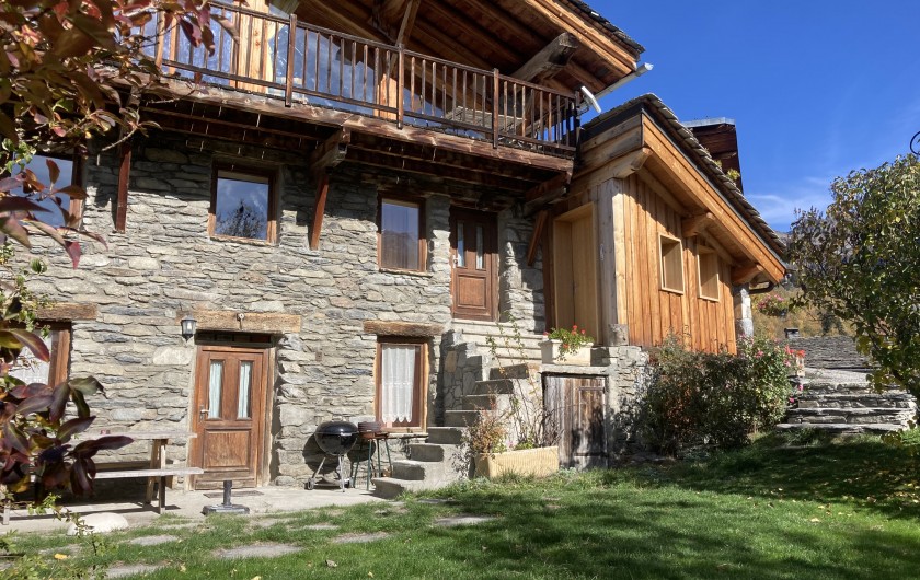 Location de vacances - Chalet à La Rosière - chalet été