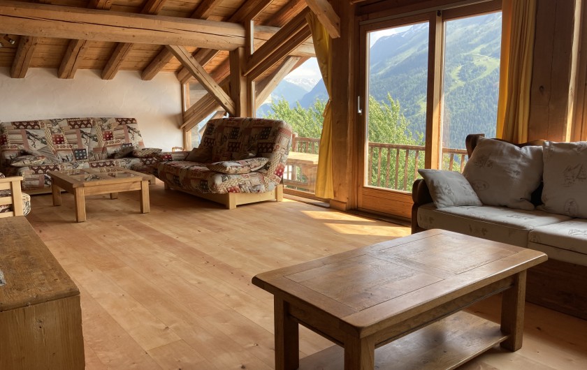 Location de vacances - Chalet à La Rosière - séjour haut