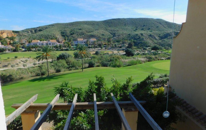 Location de vacances - Appartement à Vera - Vue latérale de la terrasse
