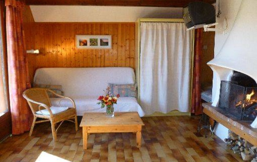 Location de vacances - Chalet à Saint-Hilaire - Coin salon