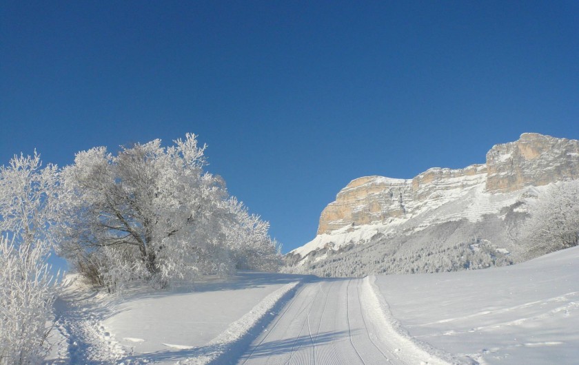 Location de vacances - Chalet à Saint-Hilaire - piste de ski de fond