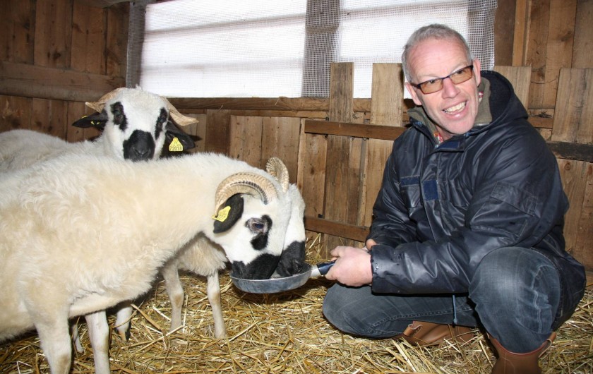 Location de vacances - Chalet à Saint-Hilaire - Visite de la bergerie de Bruno