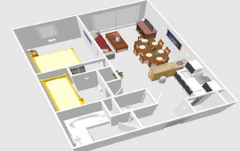 Location de vacances - Appartement à Germ